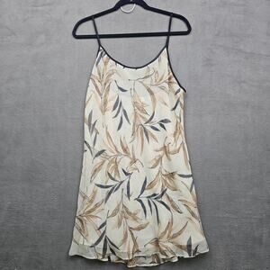 Jones New York Floral Chiffon Slip Dress Lightweight Layered Sleeveless XL